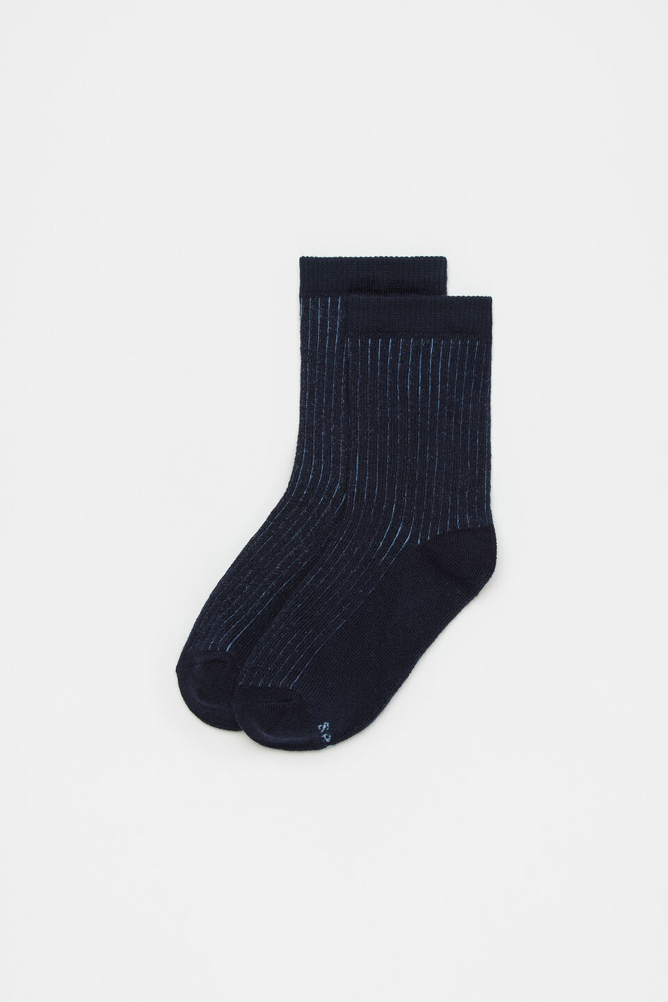Two Tone Rib Sock  Multi