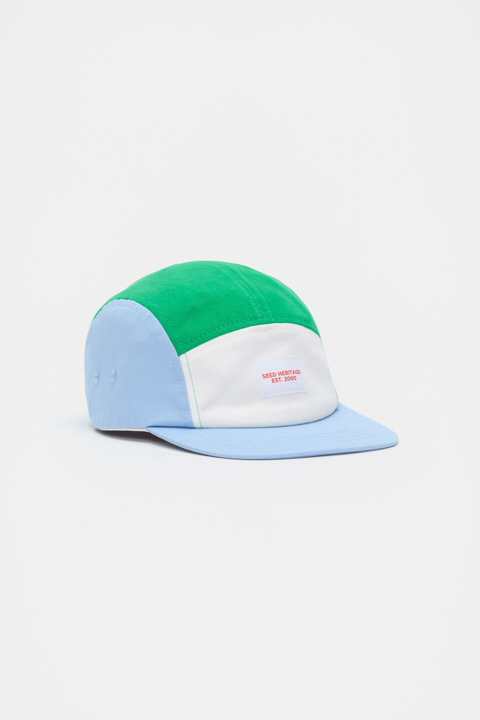 5 Panel Cap  Luna Blue