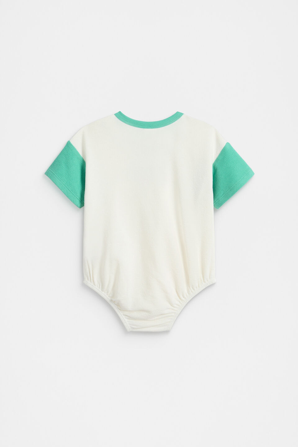 Logo Oversized Bodysuit  Classic Cream