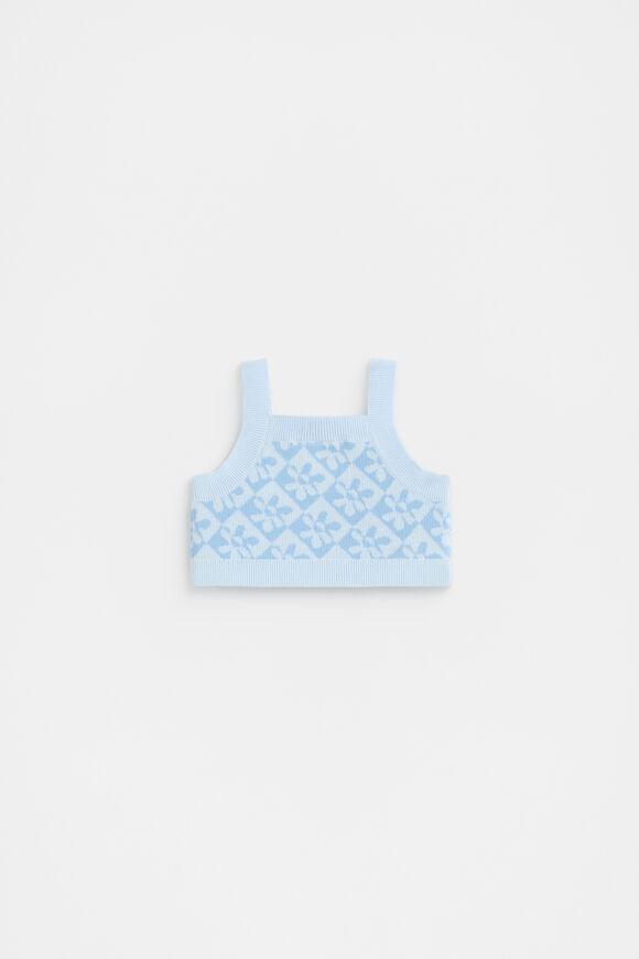 Knit Top  Dove Blue  hi-res