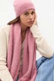Fluffy Textured Beanie  Mauve  hi-res