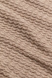 Cable Knit Blanket  Nutmeg Marle  hi-res