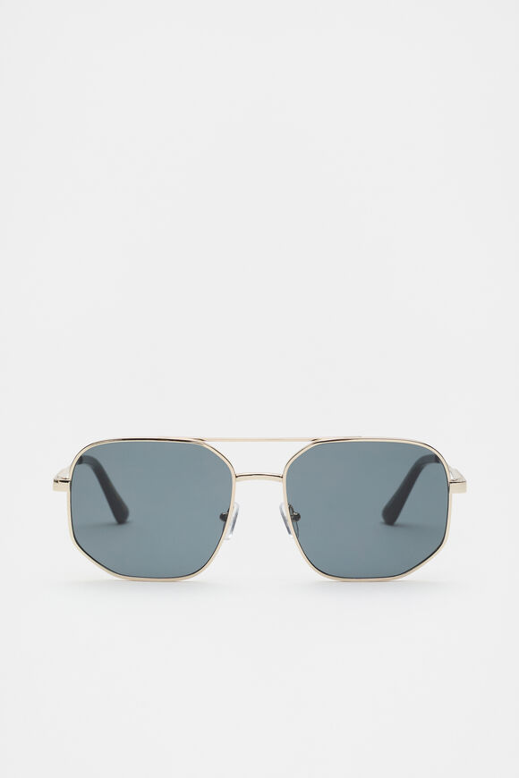 Lila Aviator Sunglasses  Gold  hi-res