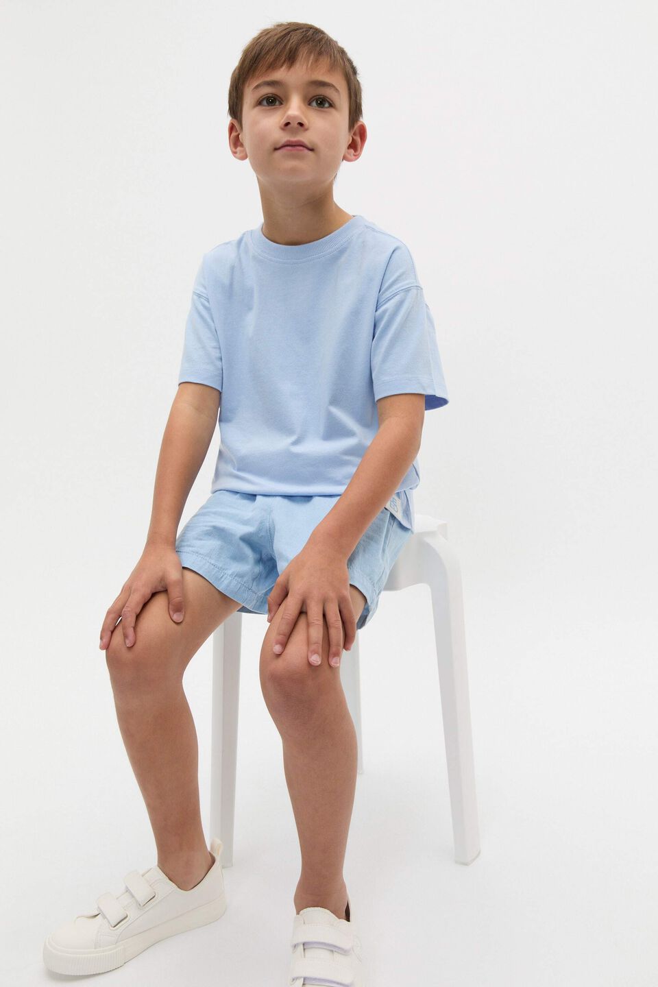 Core Logo Short  Chambray