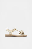 T Bar Bow Sandal  Gold  hi-res