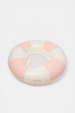 Heart LuxeTube Pool Ring  Pink Stripe  hi-res