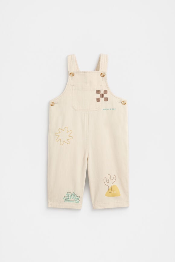 Embroidered Overall  Vintage Cream  hi-res