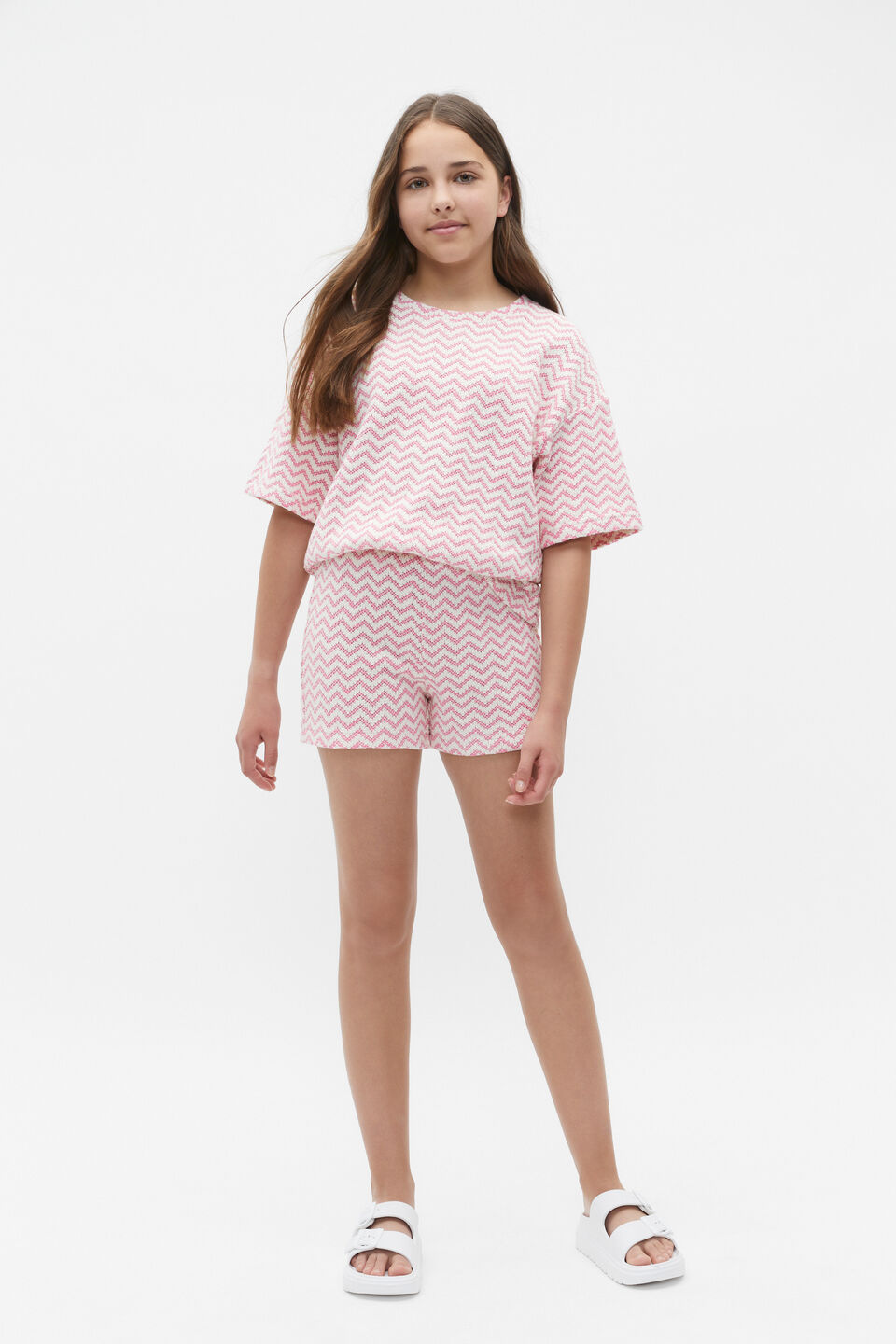 Zig Zag Short  Aurora Pink