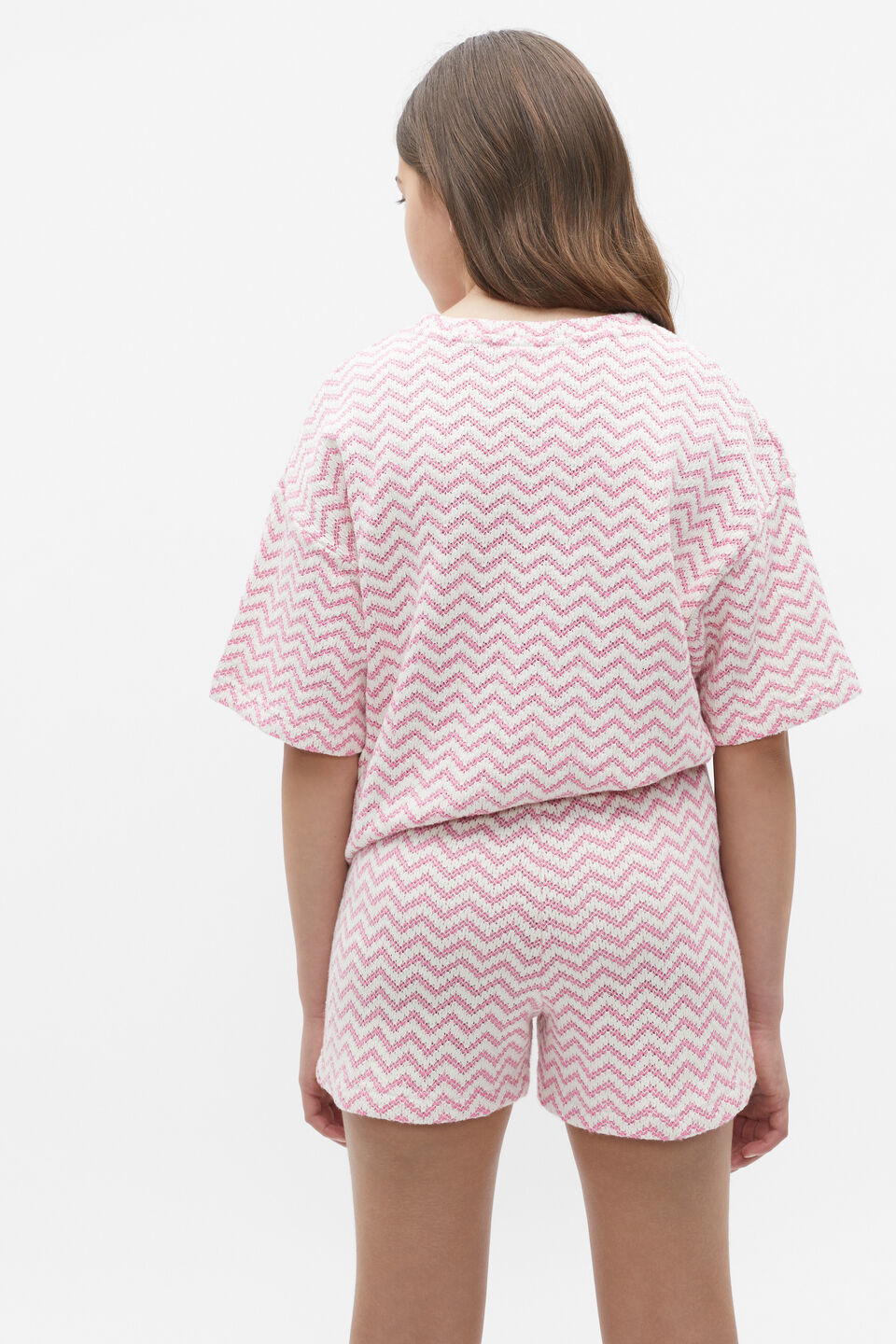 Zig Zag Short  Aurora Pink