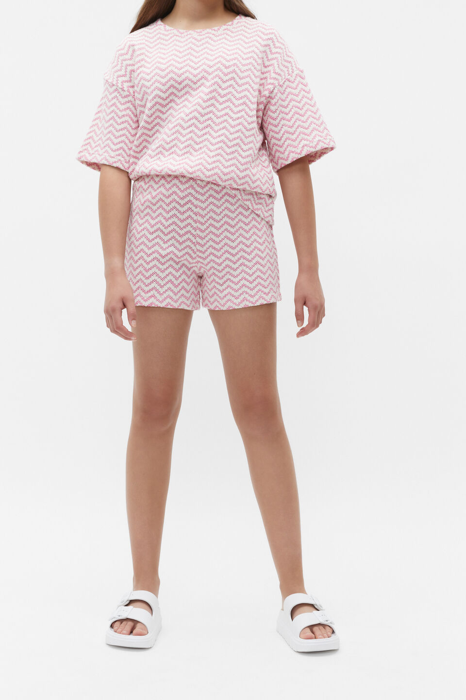 Zig Zag Short  Aurora Pink