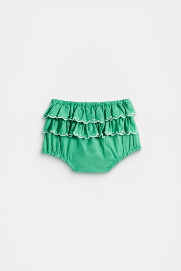 Scallop Trim Bloomer  Deep Emerald  hi-res