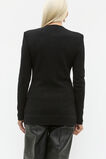 Boucle Fitted Cardigan  Black  hi-res