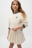 Heritage Cable Knit Sweater  Coconut Cream  hi-res