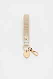 Initial Strap Keyring  Heart  hi-res