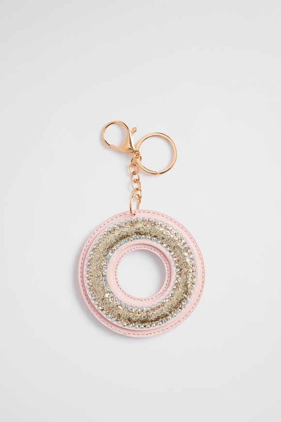 Glitter Initial Keyring  O  hi-res