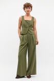 Waisted Button Down Suit Vest  Rainforest  hi-res