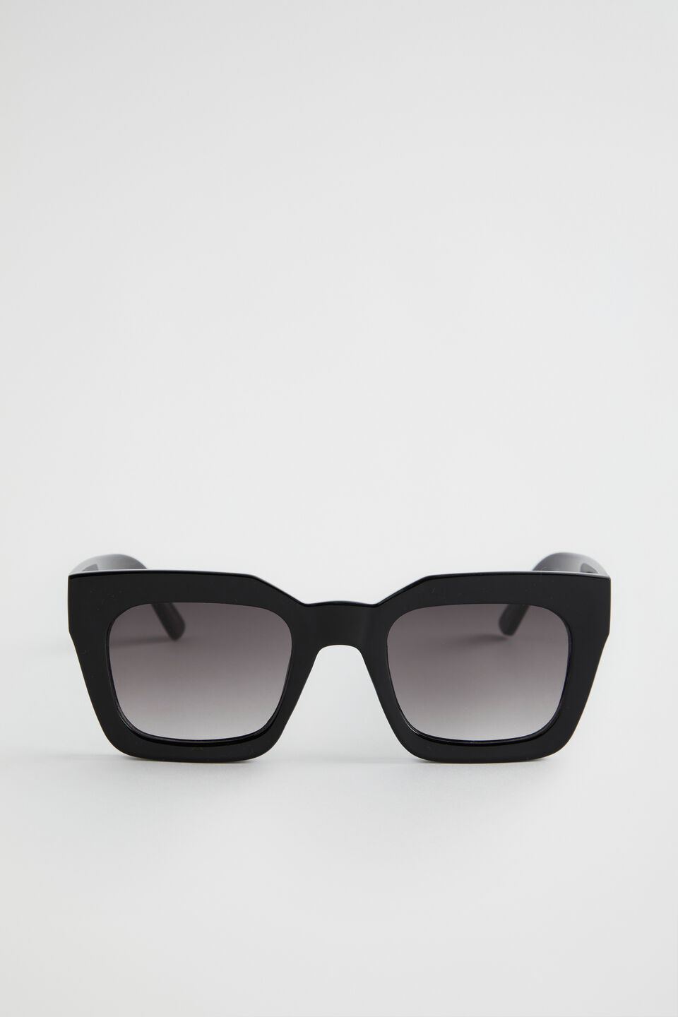 Caitlin Rectangle Sunglasses  Black