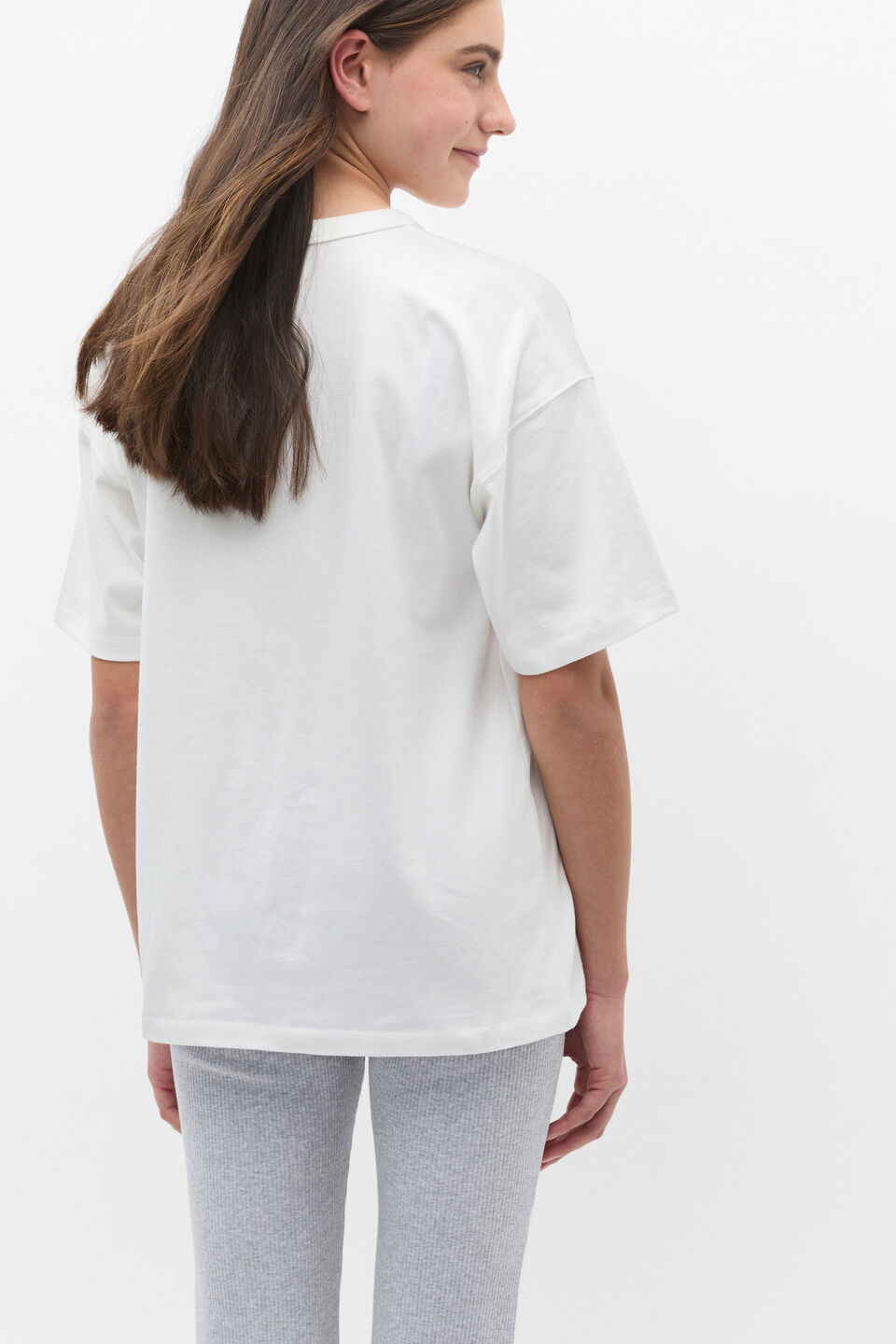 Oversized Logo Tee  Canvas