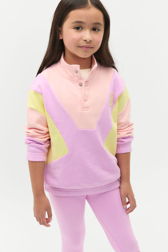 Spliced Logo Sweat  Fairy Floss  hi-res