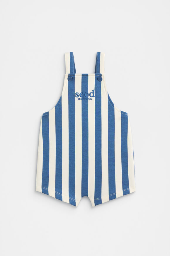 Core Logo Stripe Overall  Washed Navy  hi-res