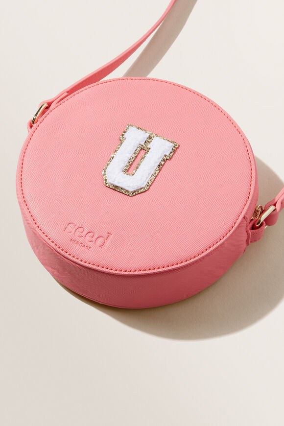 Made By Me Glitter Initial Patch  U  hi-res