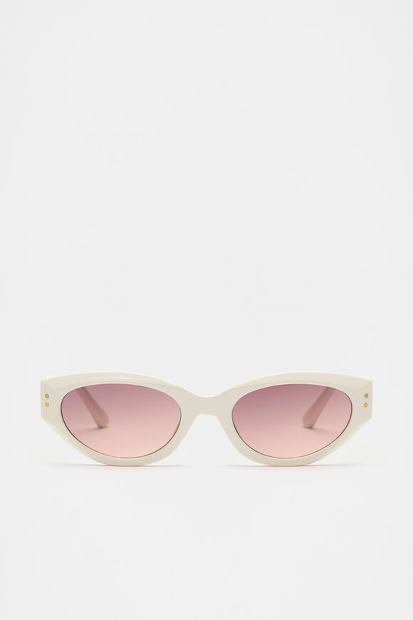 Lida Cat Eye Sunglasses  Cream  hi-res