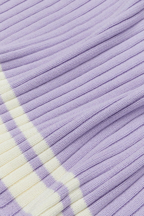 Rib Knit Blanket  Bright Lavender  hi-res