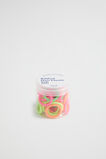 Mini Hair Elastics Tub  Bright Multi  hi-res