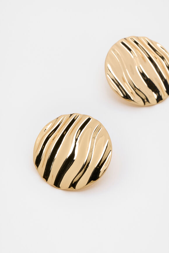 Ripples Earring  Gold  hi-res