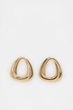 Looped Oval Earring  Gold  hi-res