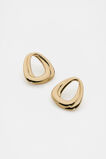 Looped Oval Earring  Gold  hi-res