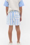 Core Stripe Track Short  Luna Blue  hi-res