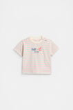 Multi Stripe Logo Tee  Multi  hi-res