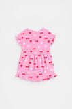 Cherry Heart Romper  Candy Pink  hi-res