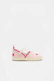 Mini Stripe Espadrille  Strawberry Red  hi-res