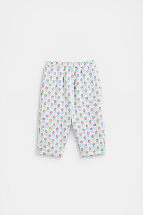 Quilted Flower Pant  Sand Marle  hi-res
