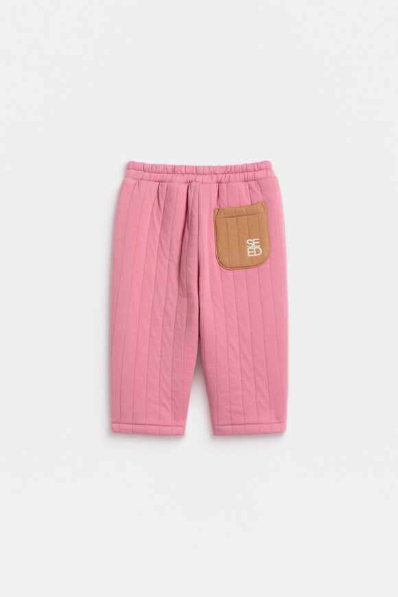 Double Quilted Pant  Raspberry  hi-res