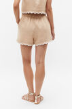Scallop Hem Paperbag Short  Nougat  hi-res