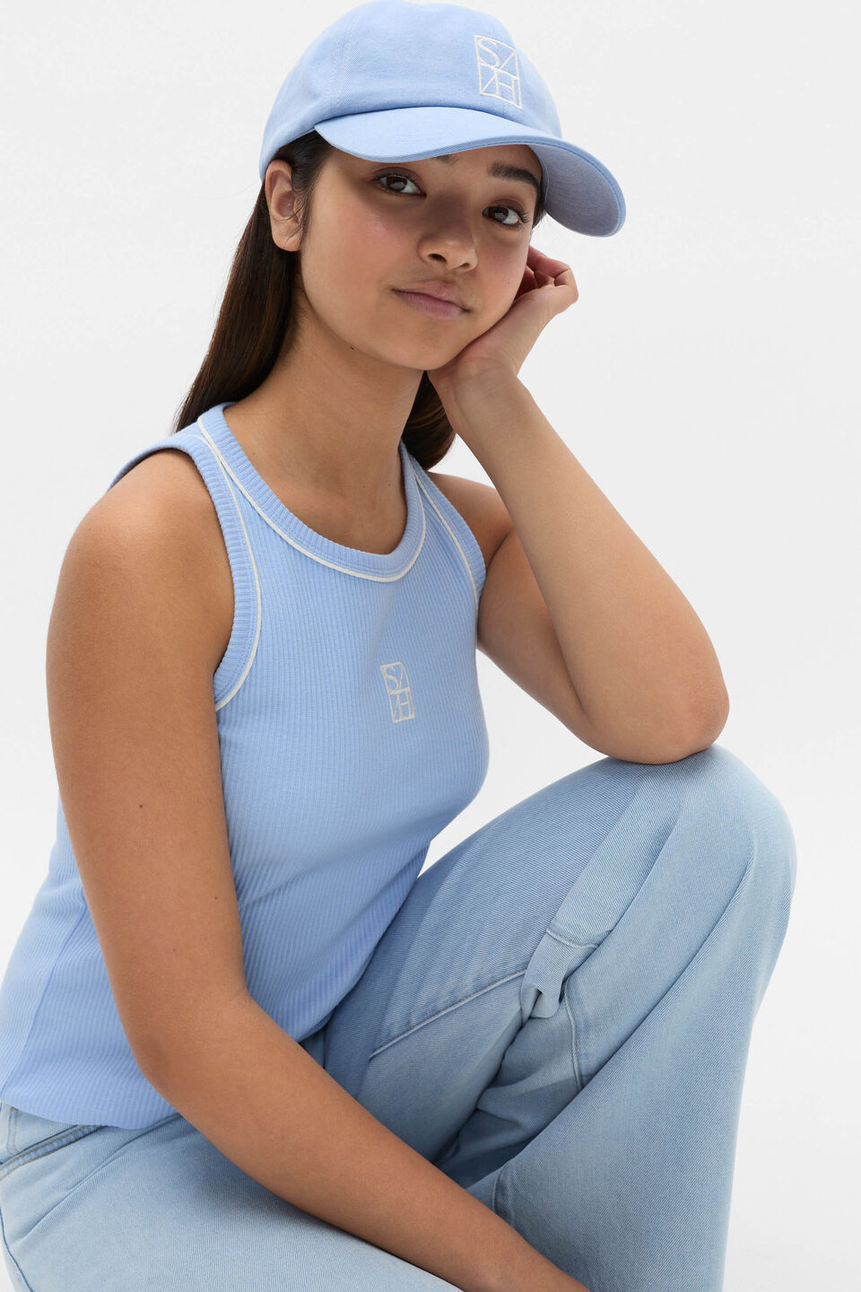 Logo Cap  Bright Sky