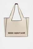 Fabric Logo Tote  Pinecone  hi-res