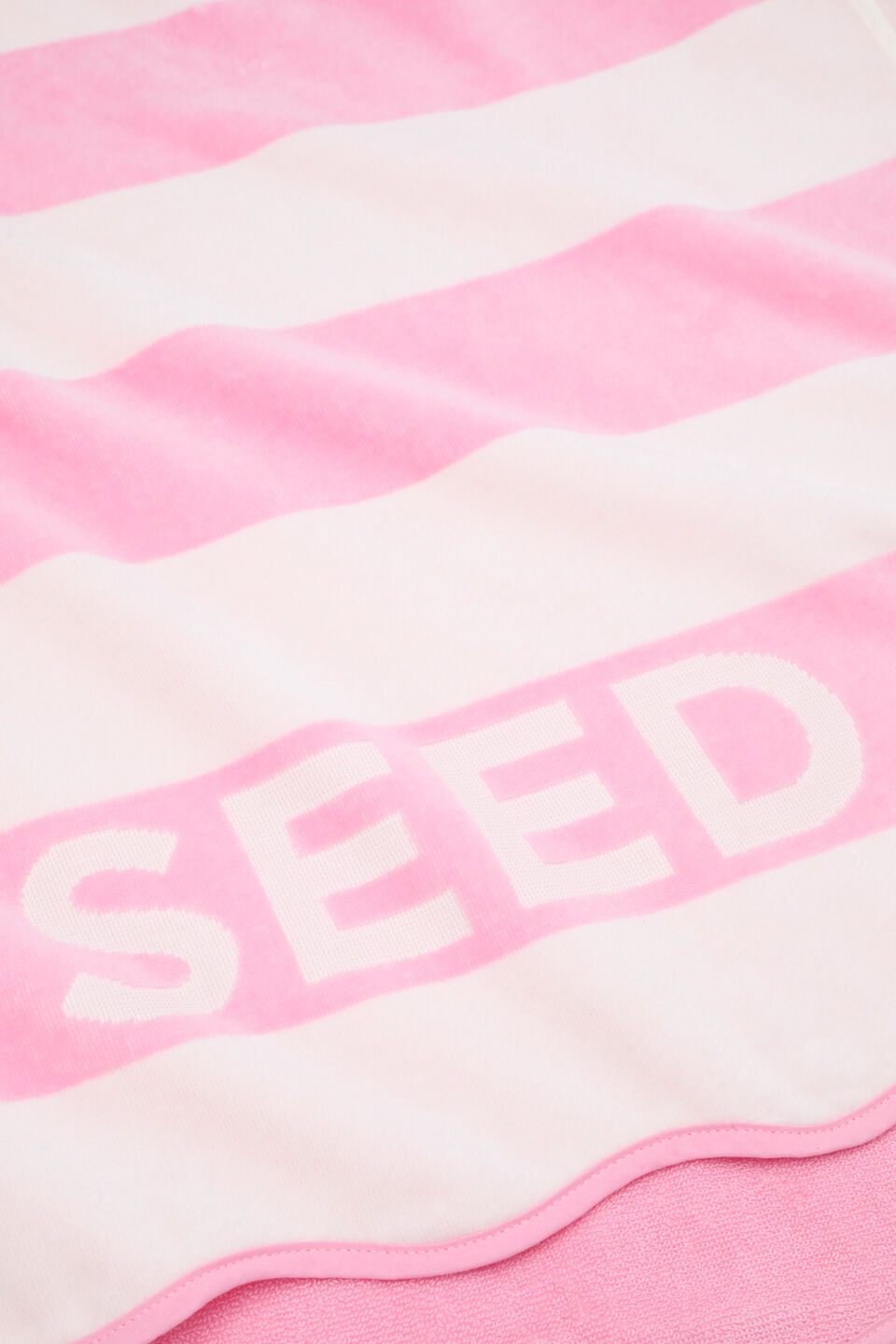 Beach Towel  Candy Pink Stripe