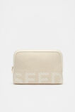 Cropped Logo Pouch  Cream  hi-res