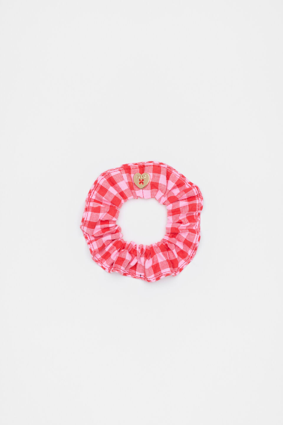Gingham Print Scrunchie  Gingham