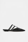 Kara Caged Pointed Flat  Black  hi-res