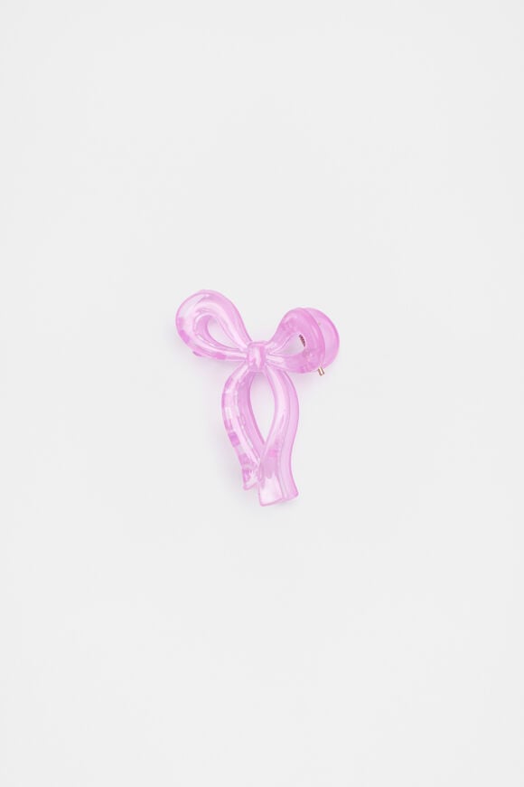 Bow Claw Clip  Wild Berry  hi-res