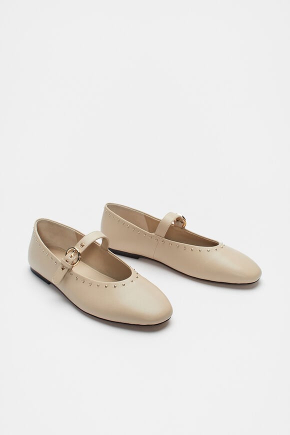 Reagan Ballet Flat  Vanilla  hi-res