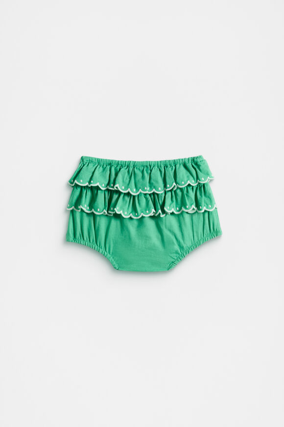 Scallop Trim Bloomer  Deep Emerald  hi-res