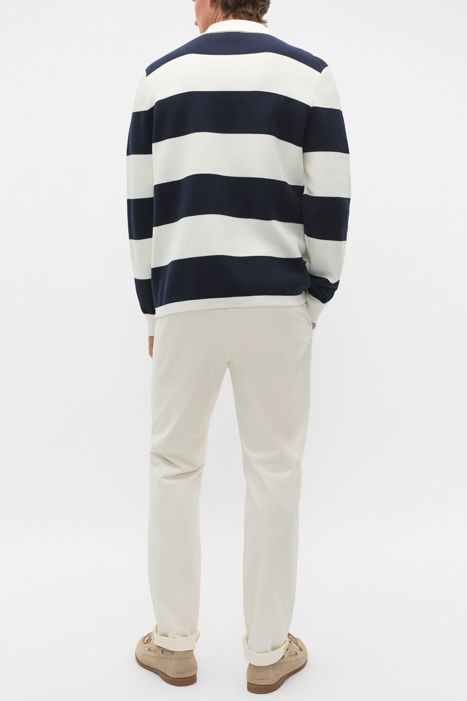 Heritage Knit Rugby  Twilight Blue