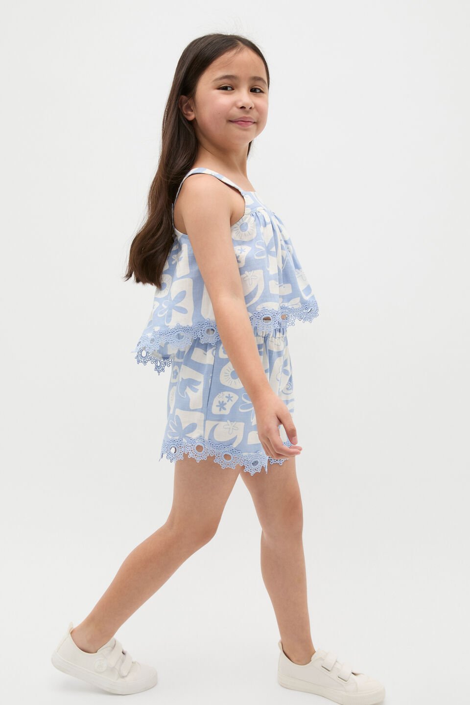 Riviera Top  Luna Blue