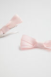 Grosgrain Bow Duck Clip  Dusty Rose  hi-res